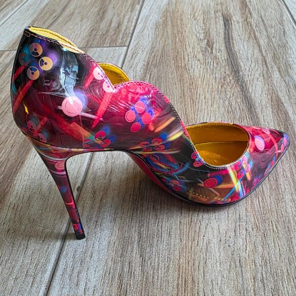 Christian Louboutin Hot Chick 100 DiscoLaser Multi Color Pumps Eur. 36.5 - Picture 5 of 12